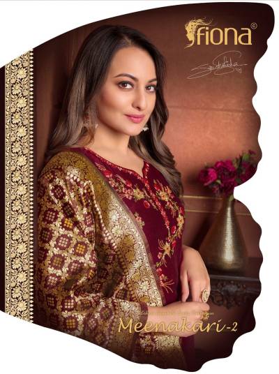 Meenakari Vol 2 By Lily&Lali Handwork Festive Wear Readymade Salwar Kameez Collection